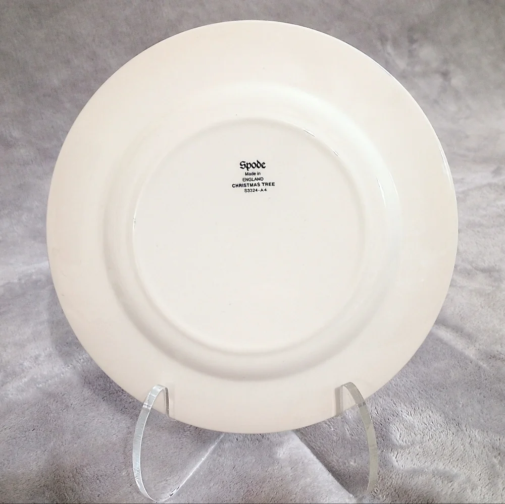 Spode Christmas Tree Dinnerware Salad Plates Set of 2